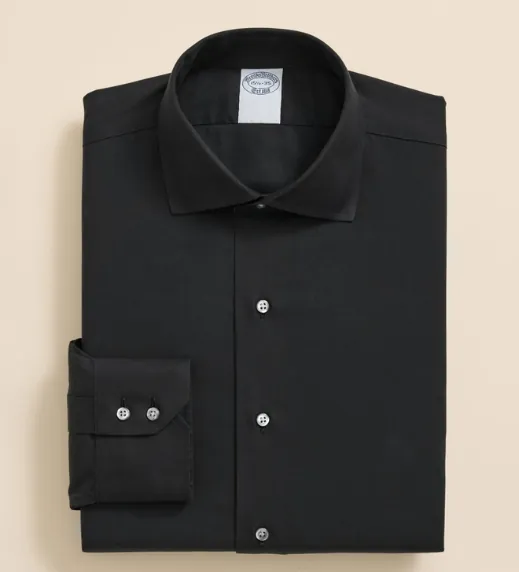 Stretch Herringbone Dress Shirt